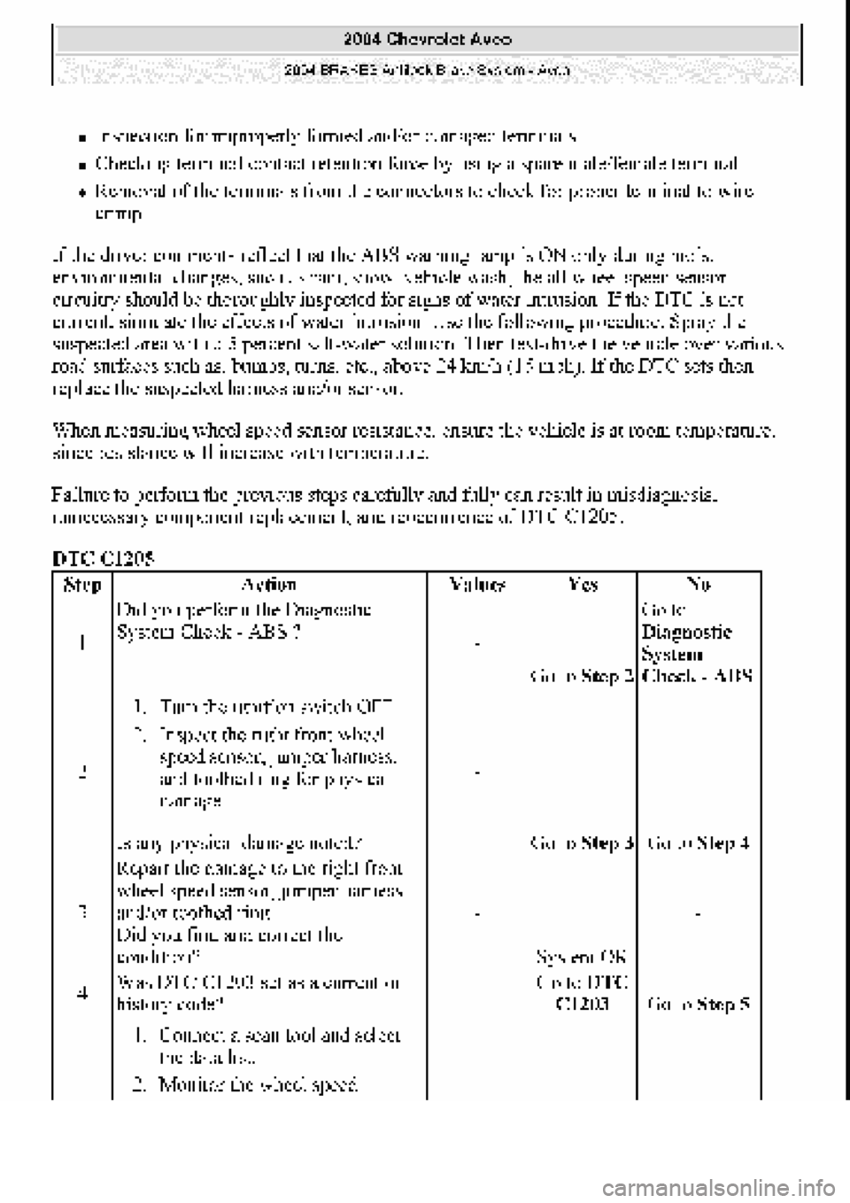 CHEVROLET AVEO 2002 Service Repair Manual CHEVROLET AVEO 2002 Service Repair Manual