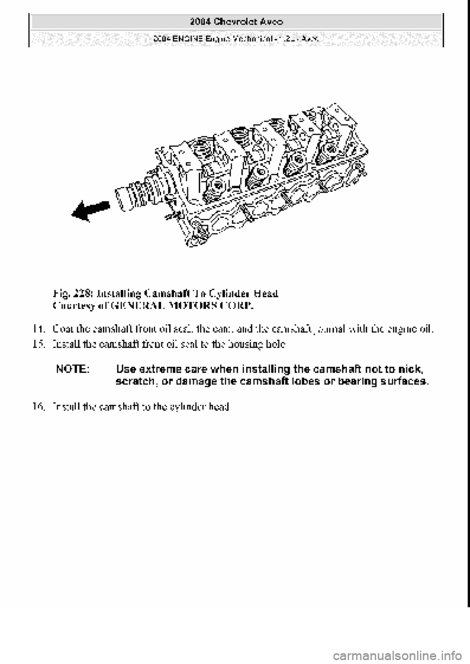 CHEVROLET AVEO 2002 Service Repair Manual CHEVROLET AVEO 2002 Service Repair Manual
