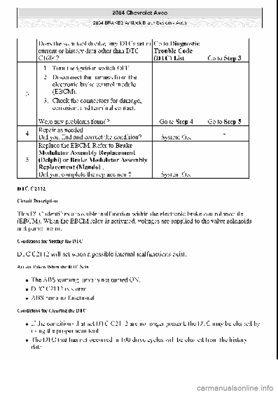 CHEVROLET AVEO 2002 Service Repair Manual CHEVROLET AVEO 2002 Service Repair Manual