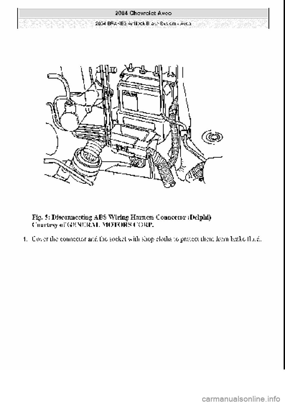 CHEVROLET AVEO 2002  Service Repair Manual 