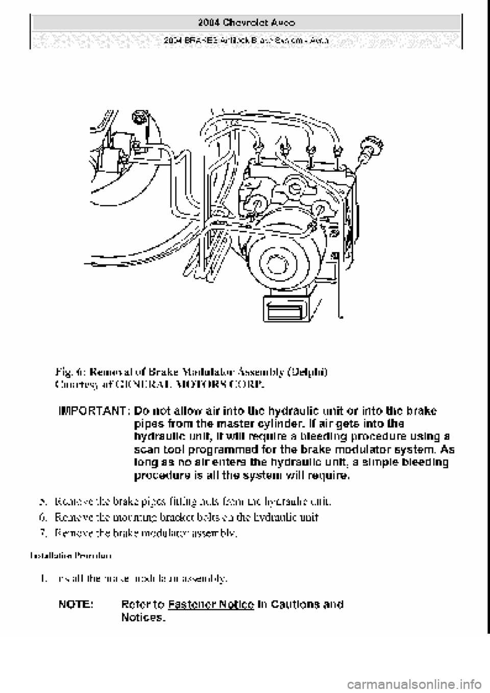 CHEVROLET AVEO 2002  Service Repair Manual 