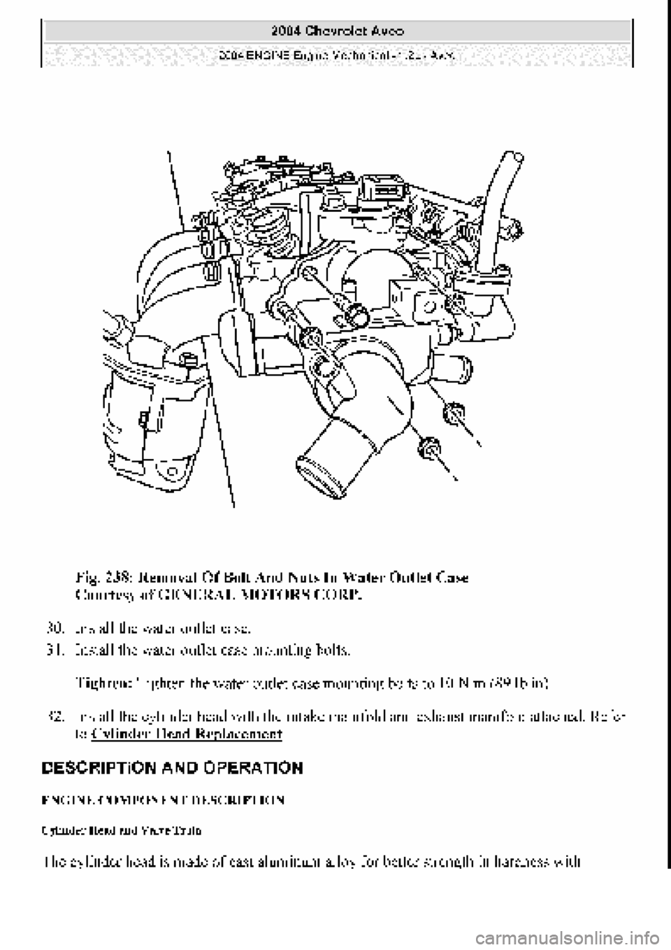 CHEVROLET AVEO 2002 Service Repair Manual CHEVROLET AVEO 2002 Service Repair Manual