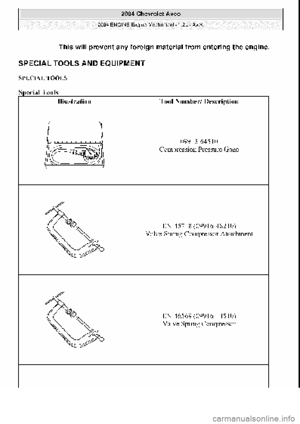 CHEVROLET AVEO 2002 Service Repair Manual CHEVROLET AVEO 2002 Service Repair Manual