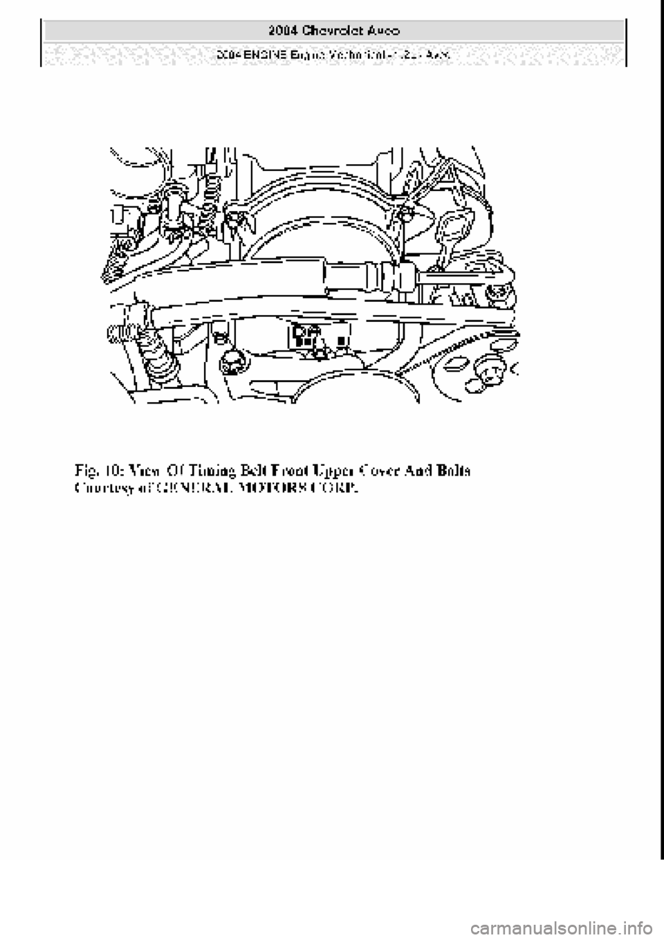 CHEVROLET AVEO 2002 Service Owners Manual CHEVROLET AVEO 2002 Service Owners Manual