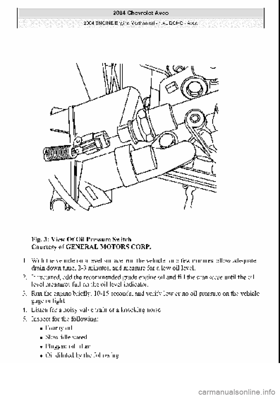 CHEVROLET AVEO 2002 Service Repair Manual CHEVROLET AVEO 2002 Service Repair Manual