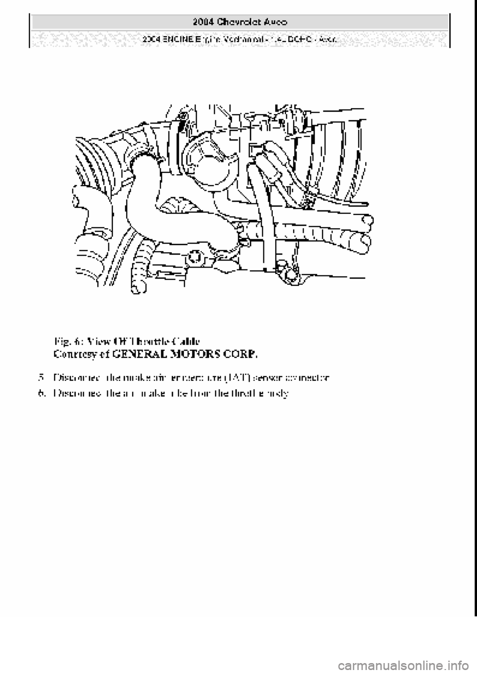 CHEVROLET AVEO 2002 Service Repair Manual CHEVROLET AVEO 2002 Service Repair Manual