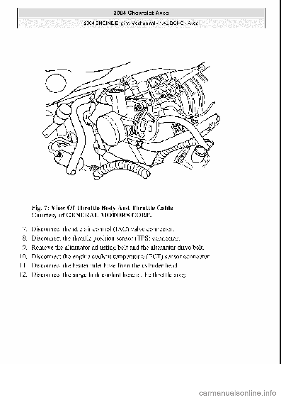 CHEVROLET AVEO 2002 Service Repair Manual CHEVROLET AVEO 2002 Service Repair Manual