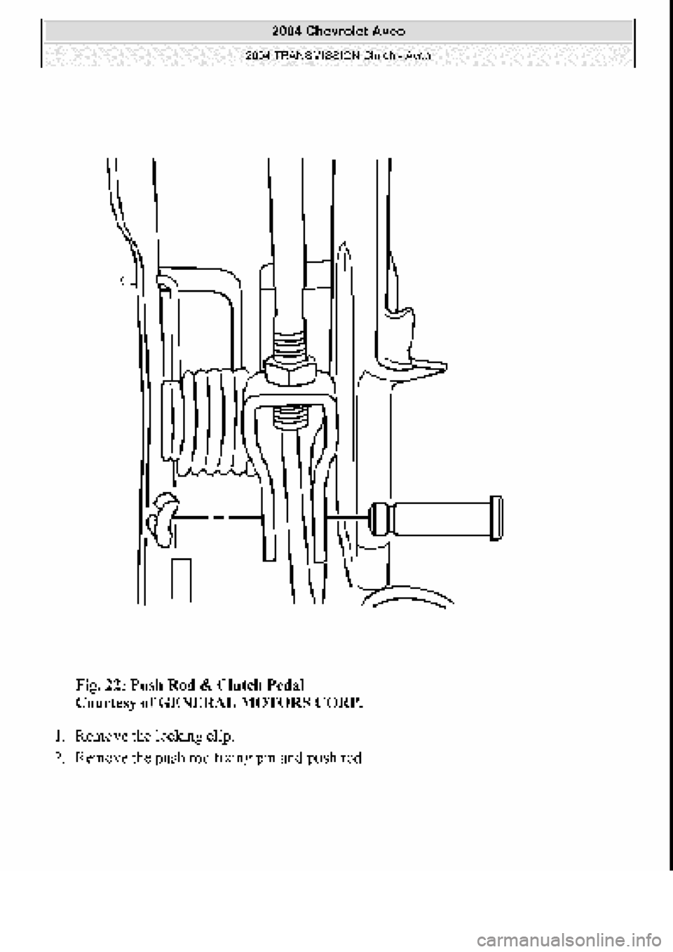 CHEVROLET AVEO 2002  Service Repair Manual 