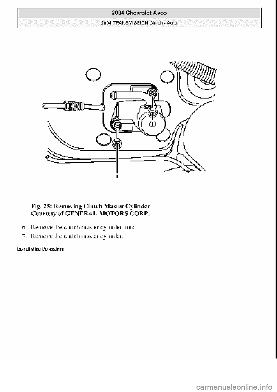 CHEVROLET AVEO 2002  Service Repair Manual 