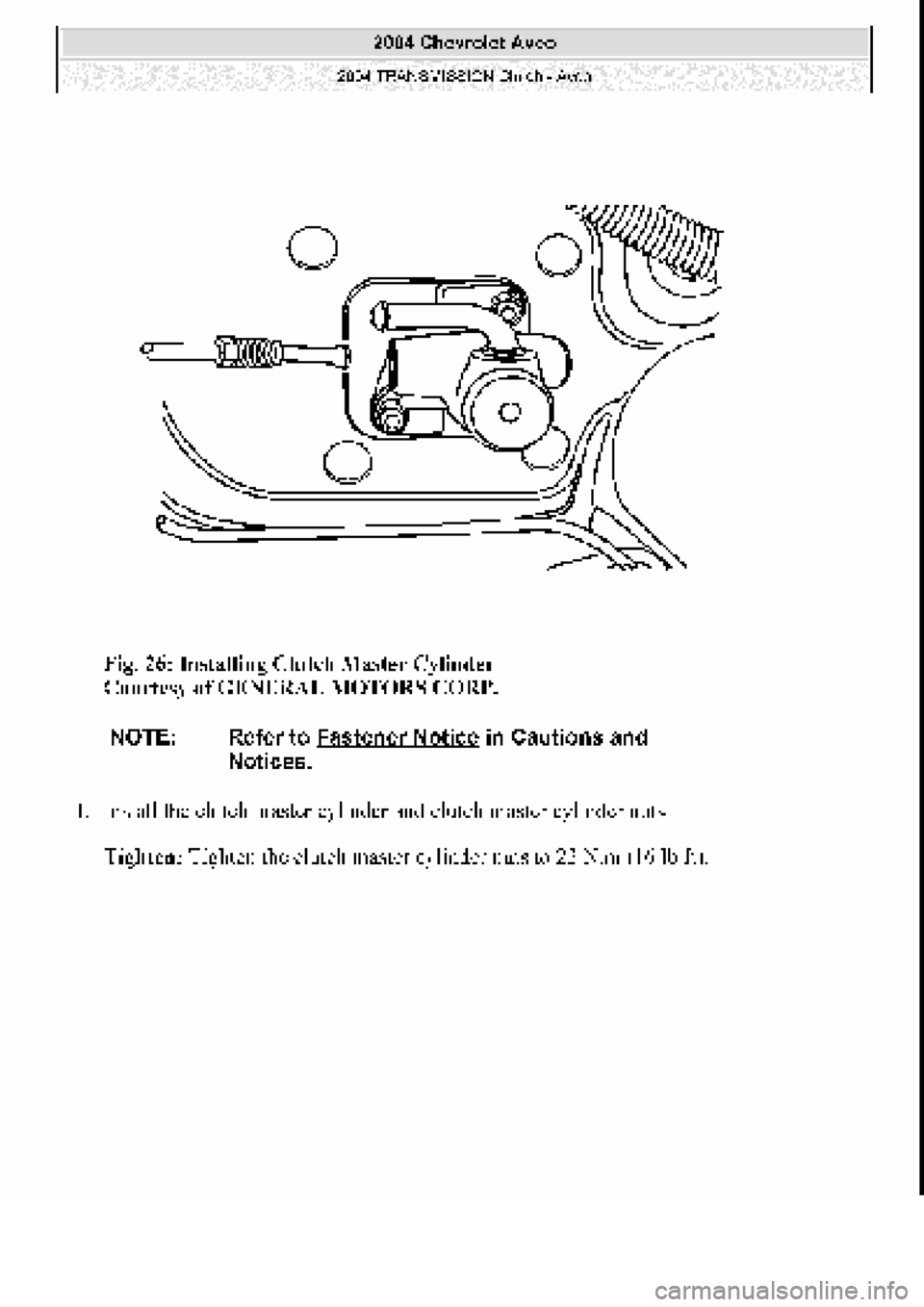 CHEVROLET AVEO 2002  Service Repair Manual 