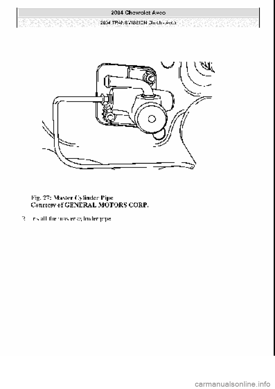 CHEVROLET AVEO 2002  Service Repair Manual 