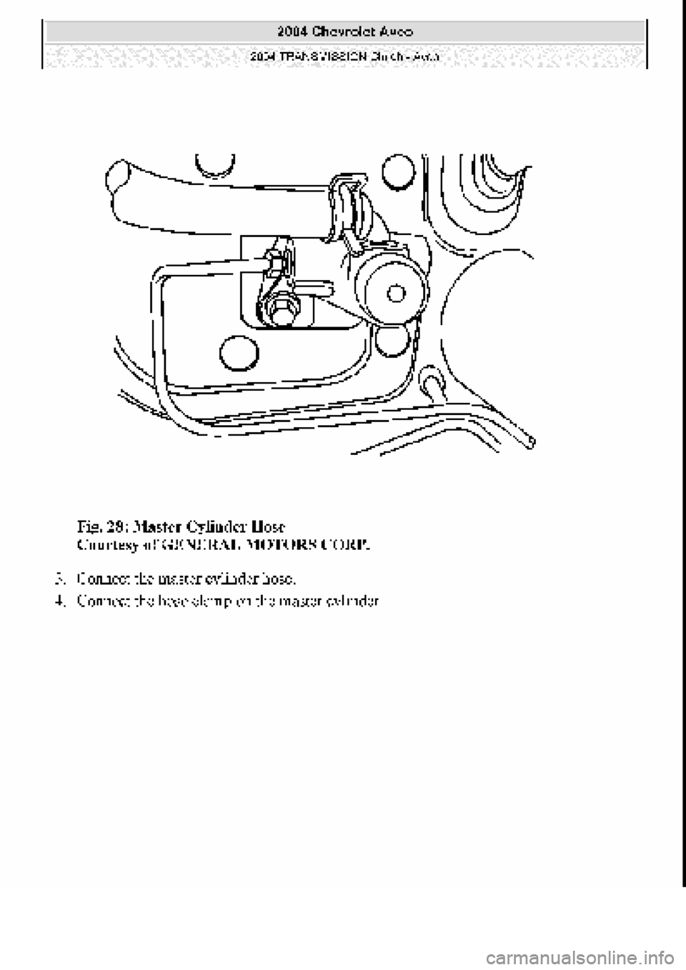 CHEVROLET AVEO 2002  Service Repair Manual 