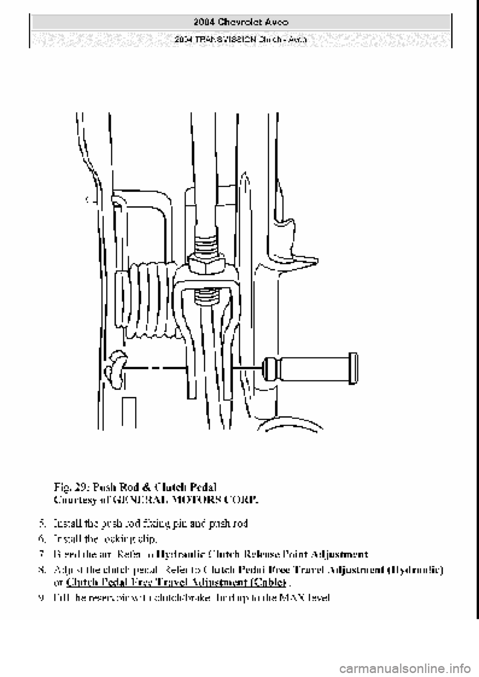 CHEVROLET AVEO 2002  Service Repair Manual 