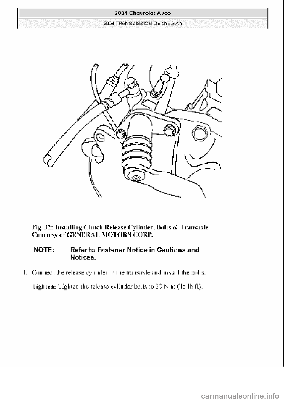 CHEVROLET AVEO 2002  Service Repair Manual 