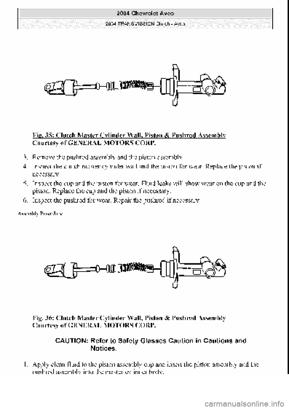 CHEVROLET AVEO 2002  Service Repair Manual 