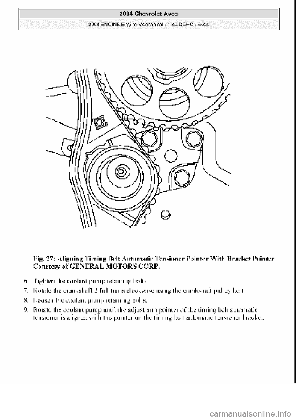 CHEVROLET AVEO 2002 Service Repair Manual CHEVROLET AVEO 2002 Service Repair Manual