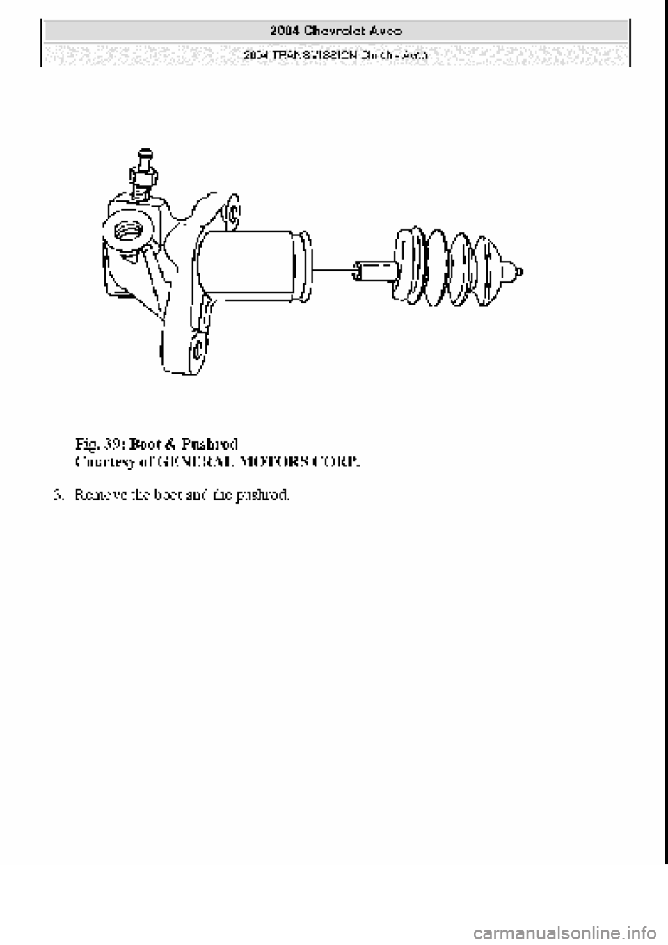 CHEVROLET AVEO 2002  Service Repair Manual 