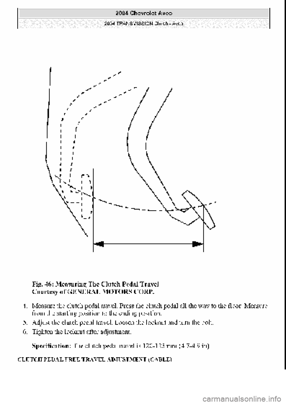 CHEVROLET AVEO 2002  Service Repair Manual 