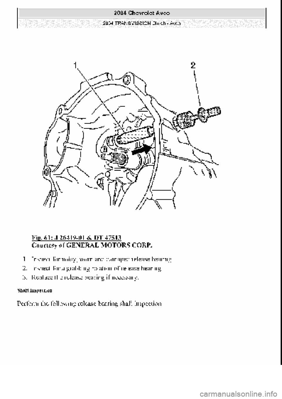 CHEVROLET AVEO 2002  Service Repair Manual 
