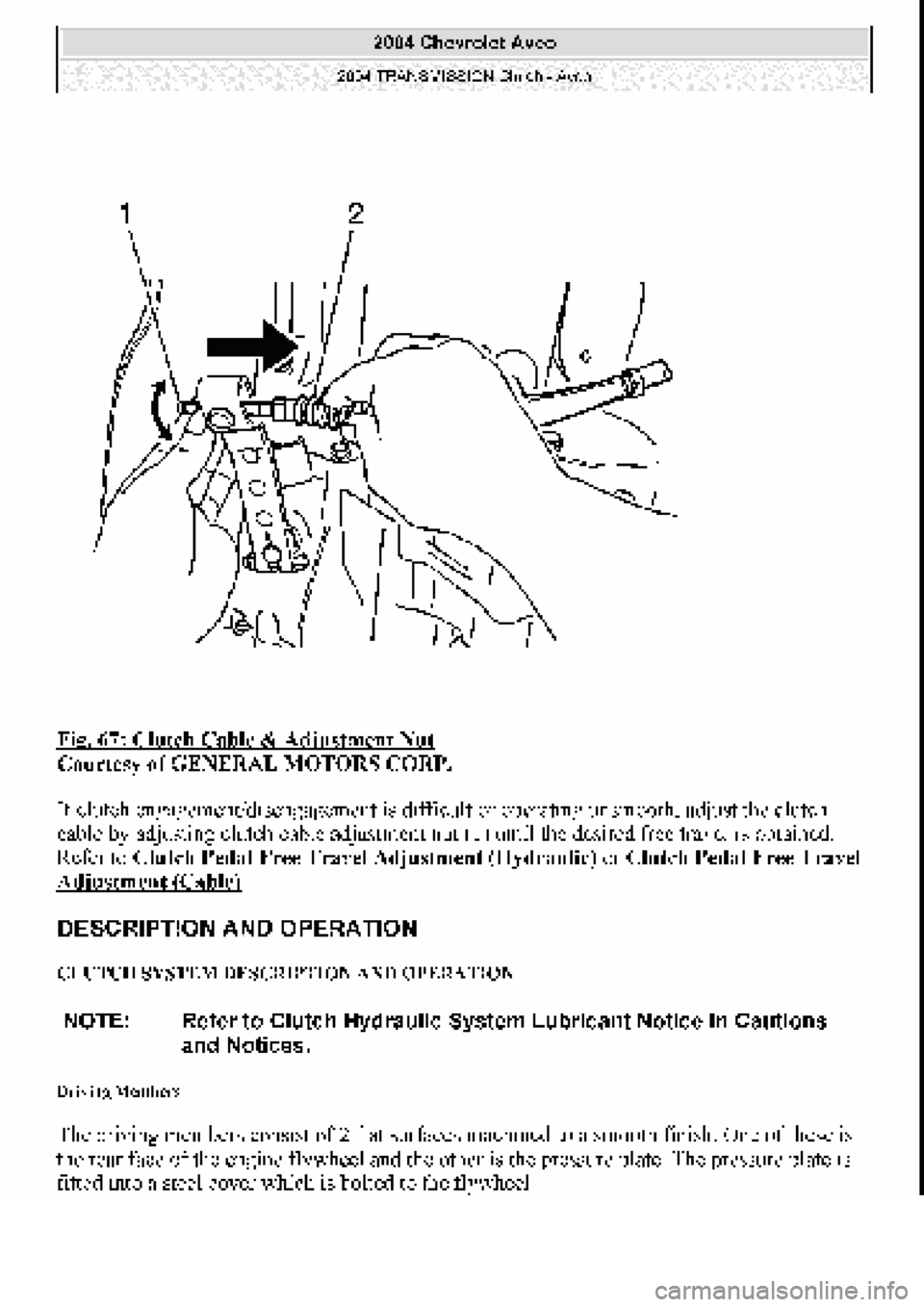 CHEVROLET AVEO 2002  Service Repair Manual 