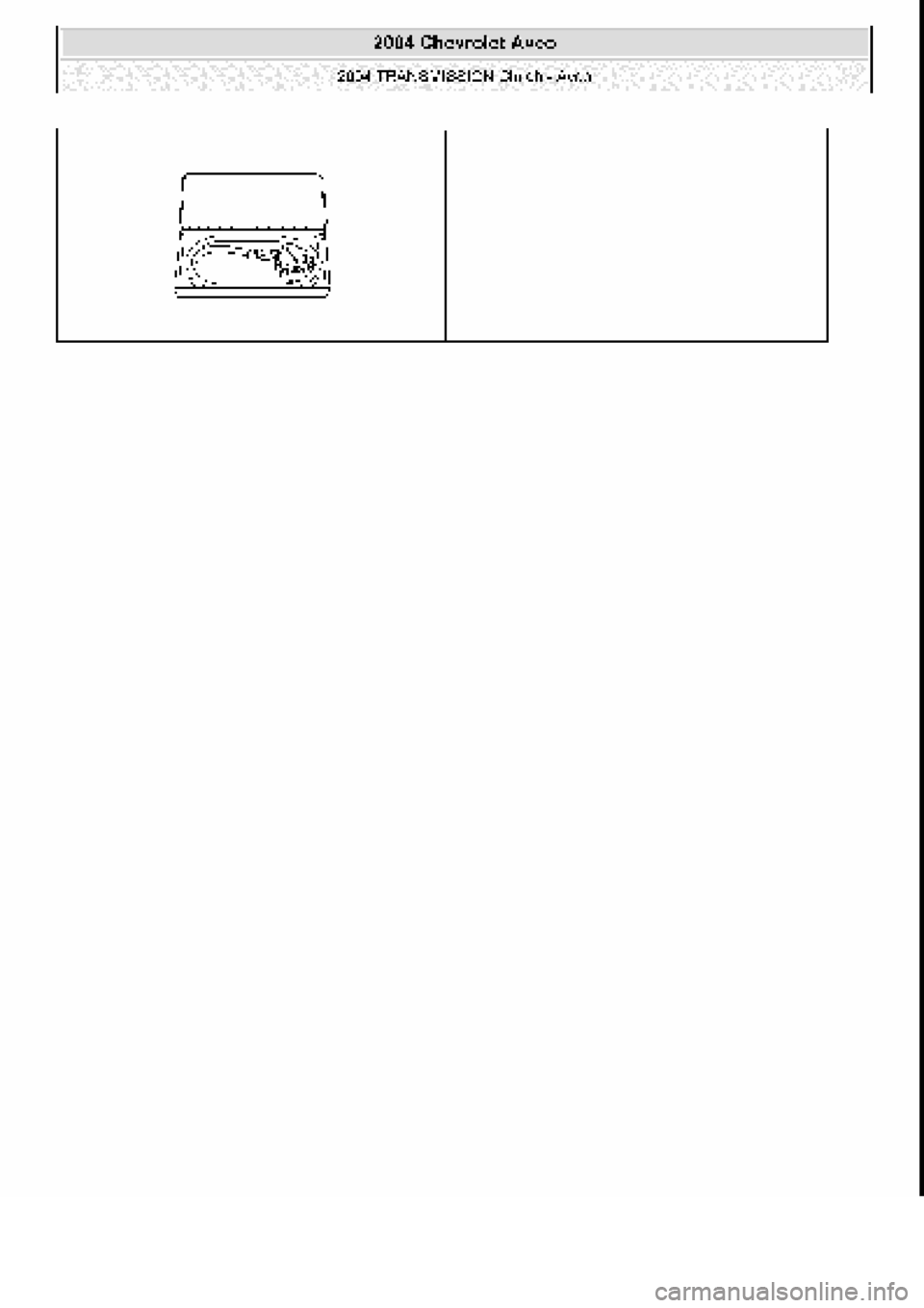 CHEVROLET AVEO 2002  Service Repair Manual 