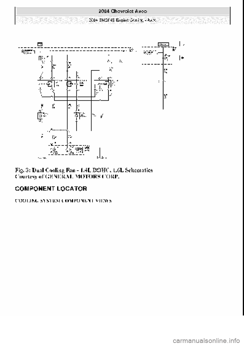 CHEVROLET AVEO 2002  Service Repair Manual 
