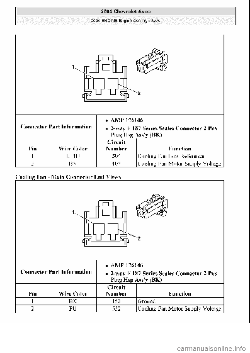 CHEVROLET AVEO 2002  Service Repair Manual 