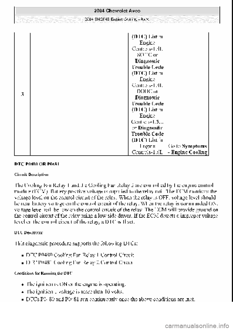 CHEVROLET AVEO 2002  Service Repair Manual 