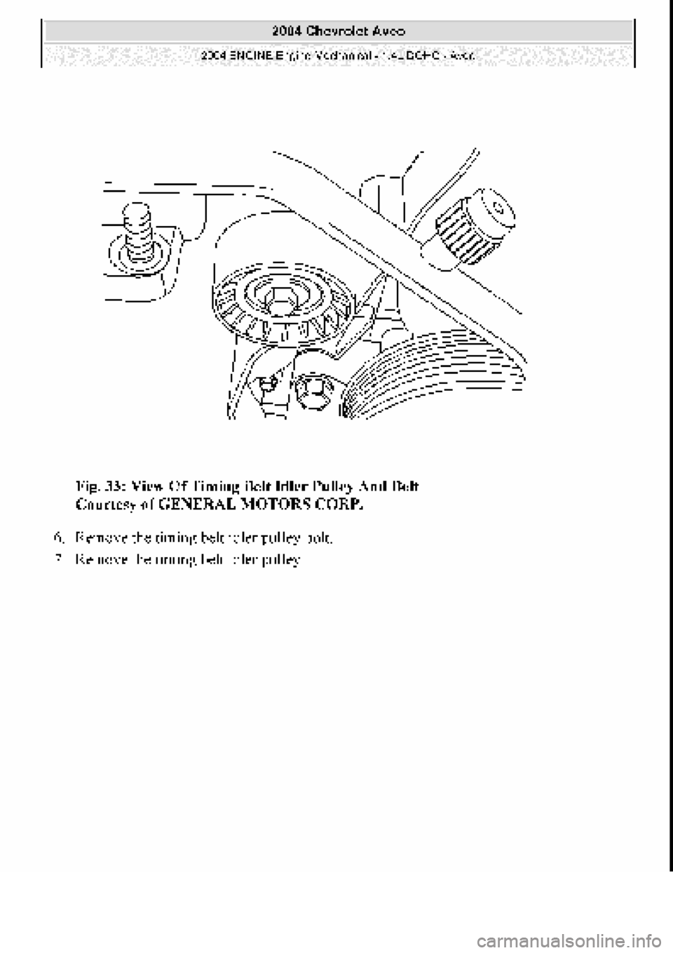 CHEVROLET AVEO 2002 Service Repair Manual CHEVROLET AVEO 2002 Service Repair Manual