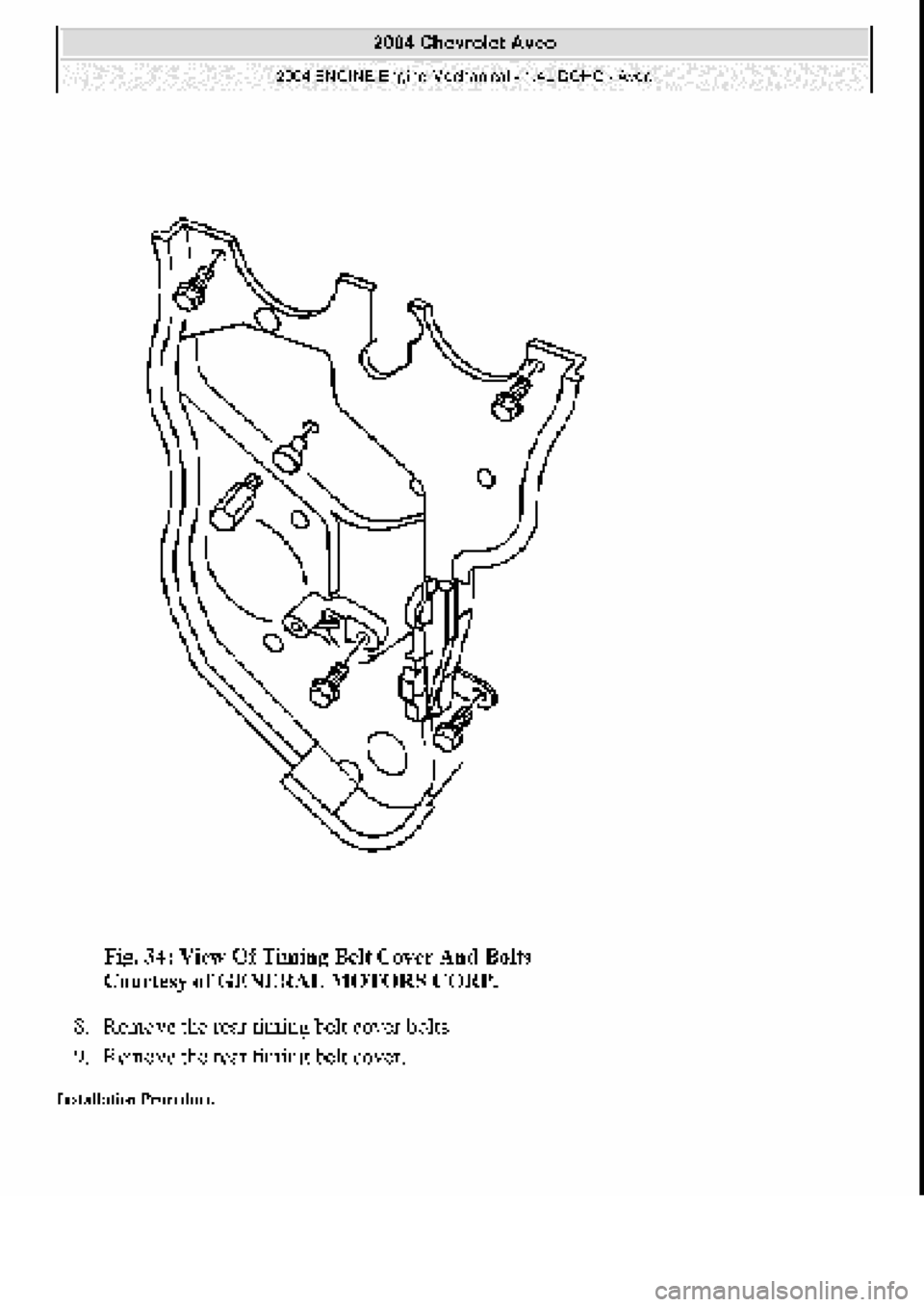 CHEVROLET AVEO 2002 Service Repair Manual CHEVROLET AVEO 2002 Service Repair Manual