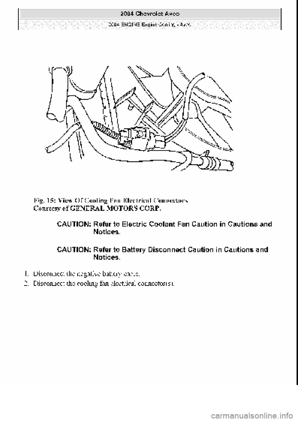 CHEVROLET AVEO 2002 Service Repair Manual CHEVROLET AVEO 2002 Service Repair Manual