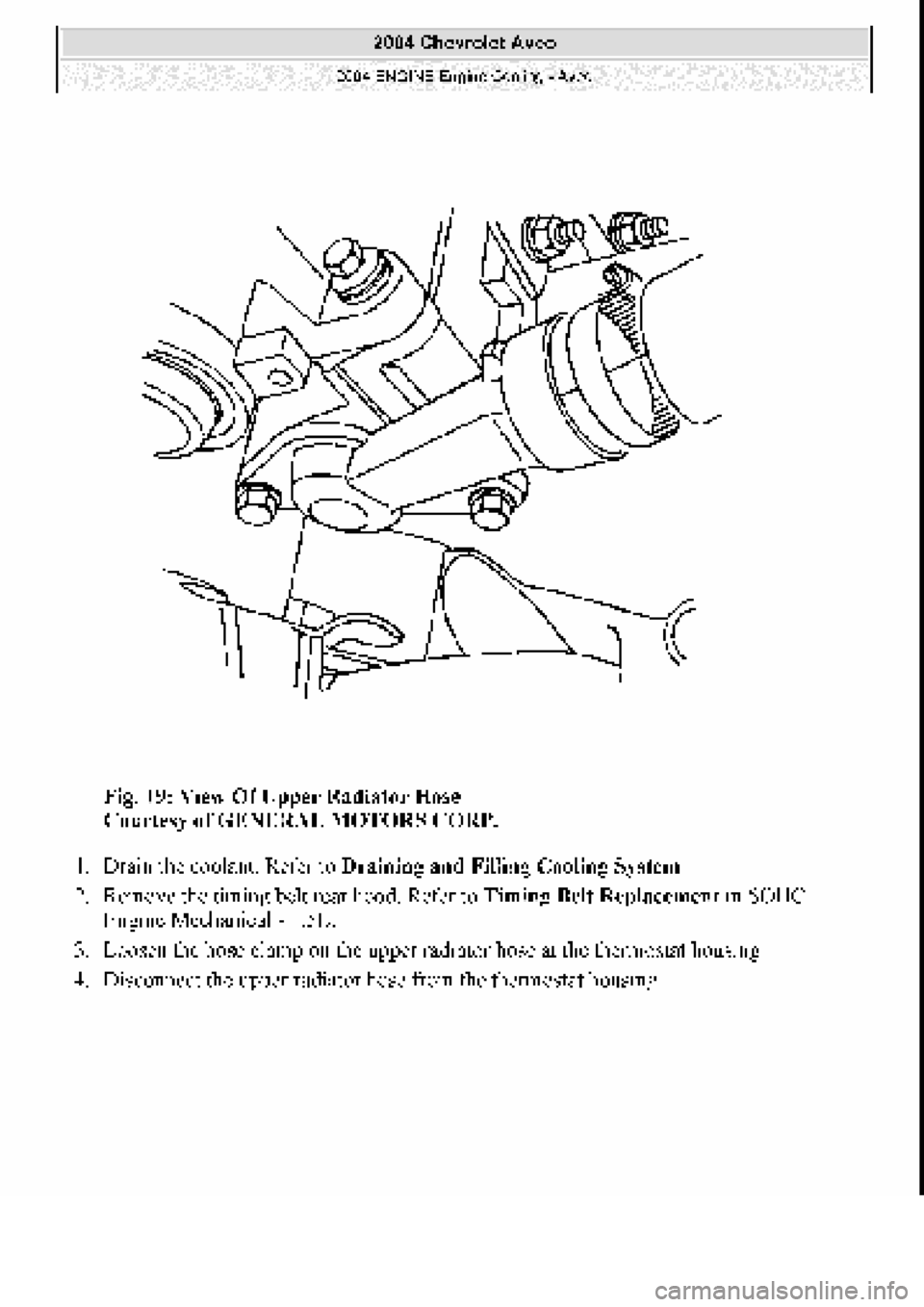 CHEVROLET AVEO 2002 Service Repair Manual CHEVROLET AVEO 2002 Service Repair Manual