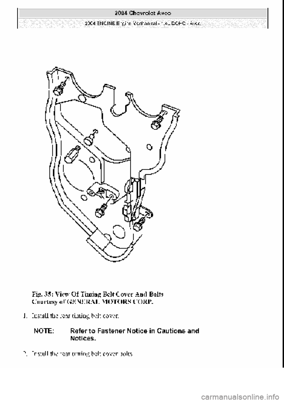 CHEVROLET AVEO 2002 Service Repair Manual CHEVROLET AVEO 2002 Service Repair Manual