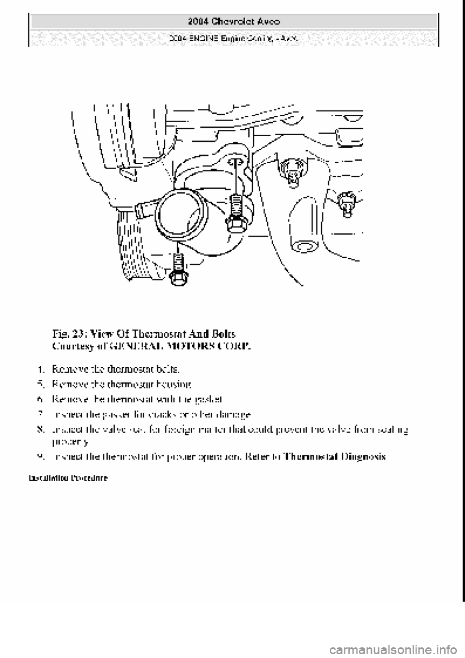CHEVROLET AVEO 2002 Service Repair Manual CHEVROLET AVEO 2002 Service Repair Manual
