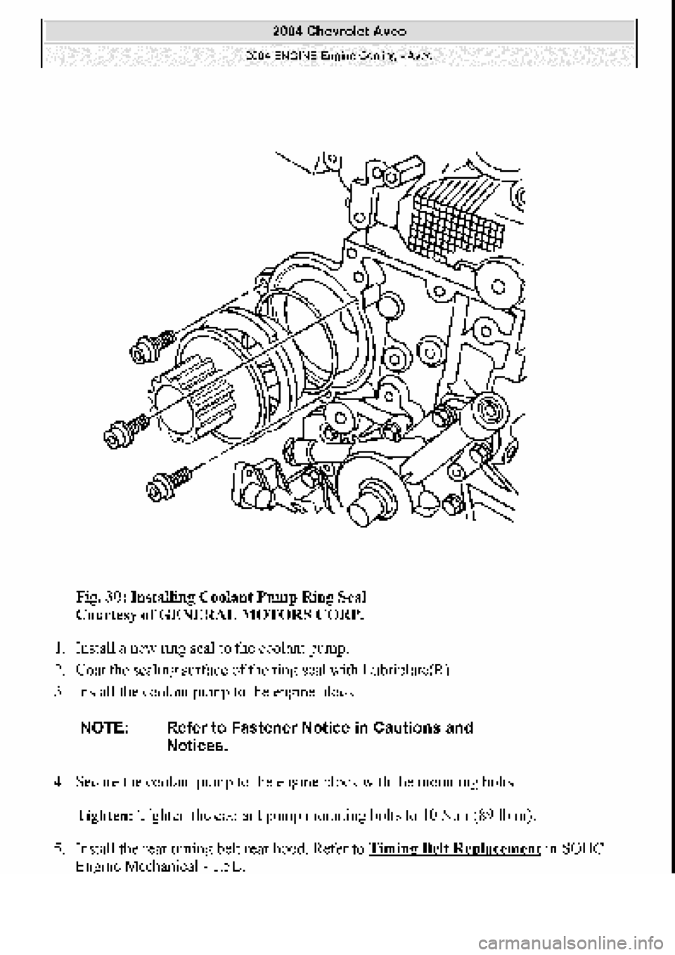 CHEVROLET AVEO 2002 Service Repair Manual CHEVROLET AVEO 2002 Service Repair Manual