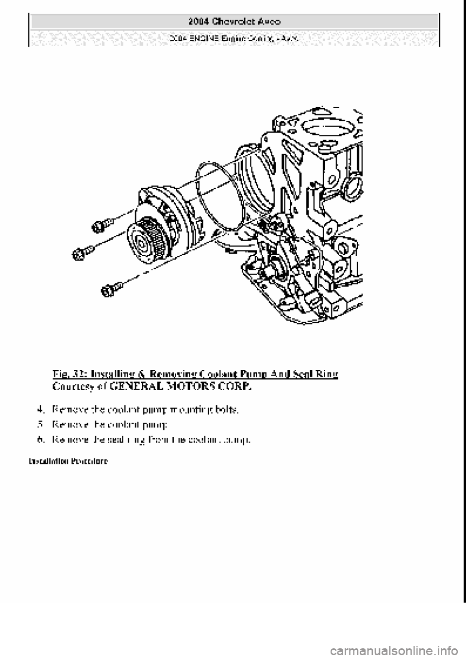 CHEVROLET AVEO 2002 Service Repair Manual CHEVROLET AVEO 2002 Service Repair Manual