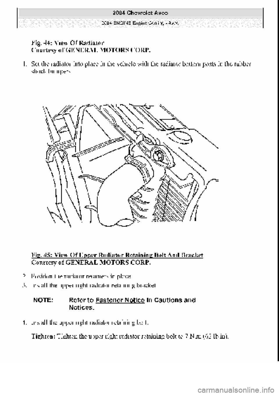 CHEVROLET AVEO 2002 Service Repair Manual CHEVROLET AVEO 2002 Service Repair Manual