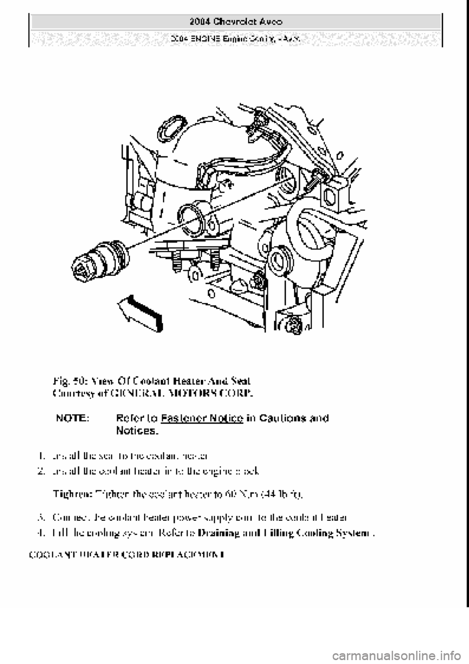CHEVROLET AVEO 2002 Service Repair Manual CHEVROLET AVEO 2002 Service Repair Manual