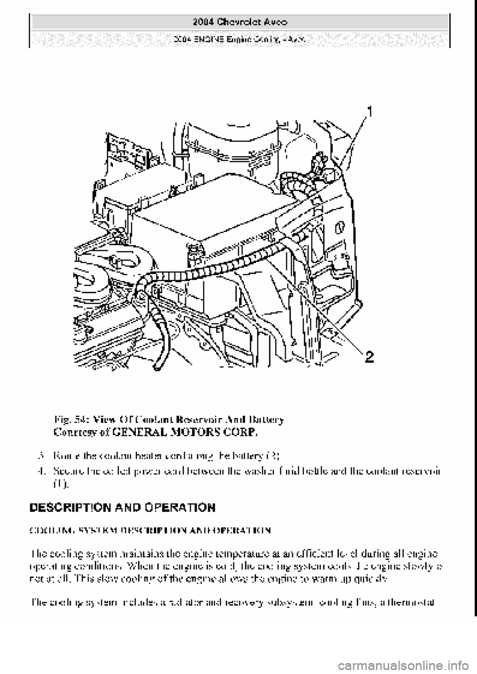 CHEVROLET AVEO 2002 Service Repair Manual CHEVROLET AVEO 2002 Service Repair Manual