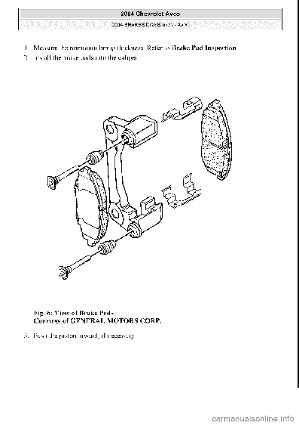 CHEVROLET AVEO 2002 Service Repair Manual CHEVROLET AVEO 2002 Service Repair Manual