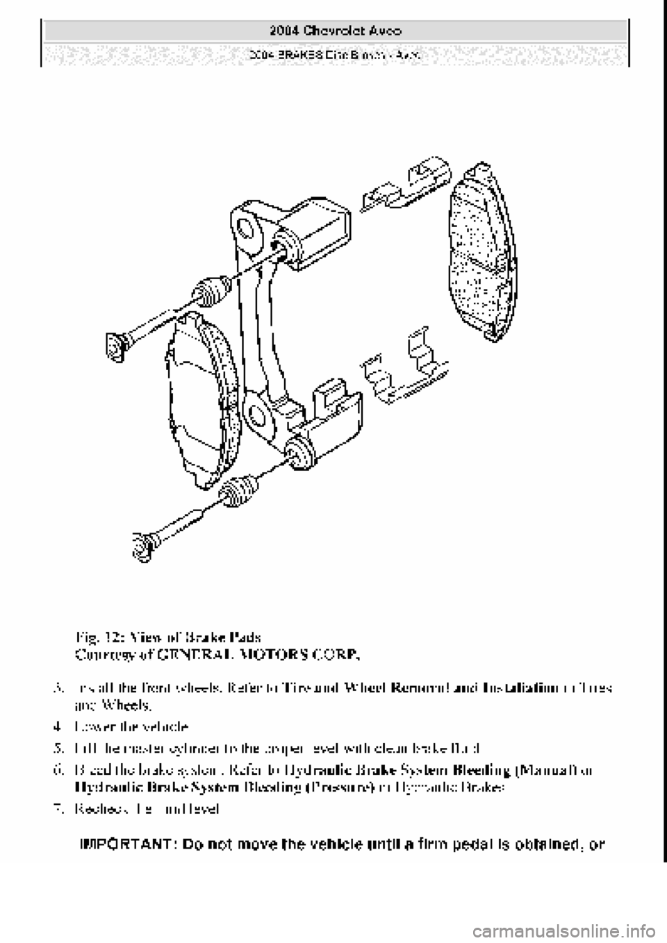 CHEVROLET AVEO 2002 Service Repair Manual CHEVROLET AVEO 2002 Service Repair Manual