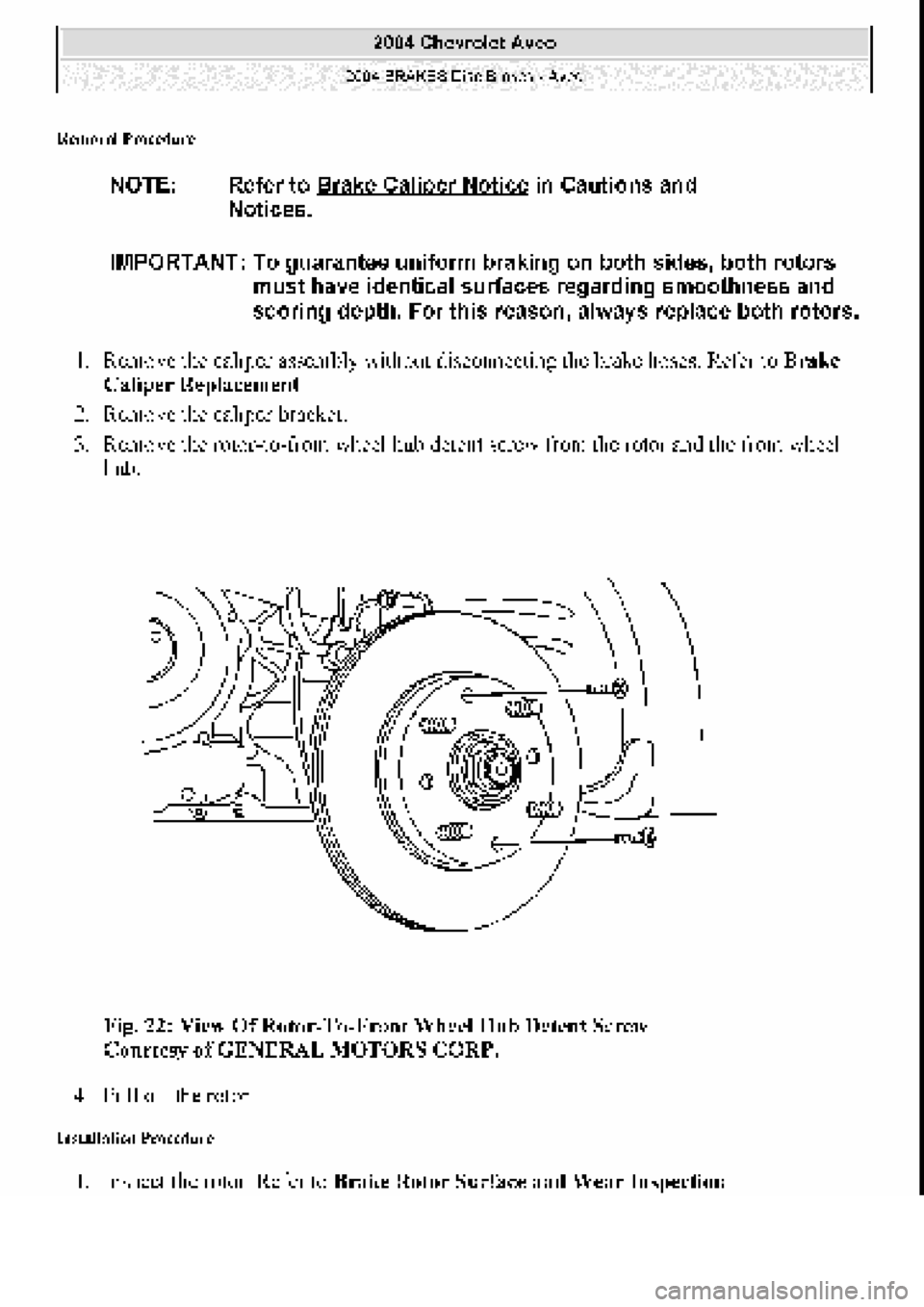 CHEVROLET AVEO 2002 Service Repair Manual CHEVROLET AVEO 2002 Service Repair Manual