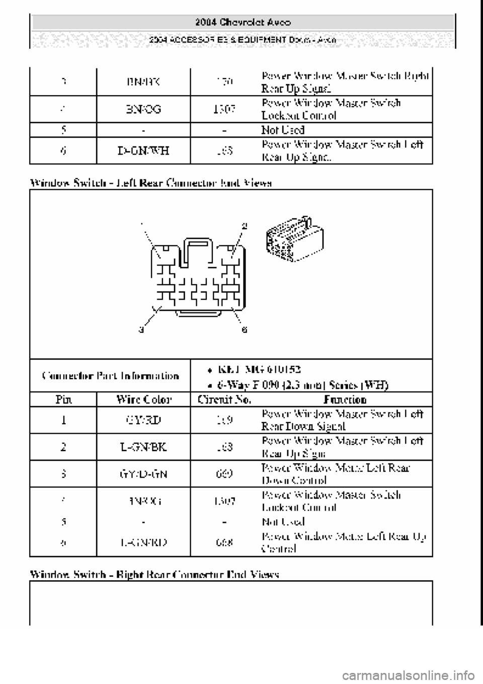 CHEVROLET AVEO 2002 Service Repair Manual CHEVROLET AVEO 2002 Service Repair Manual