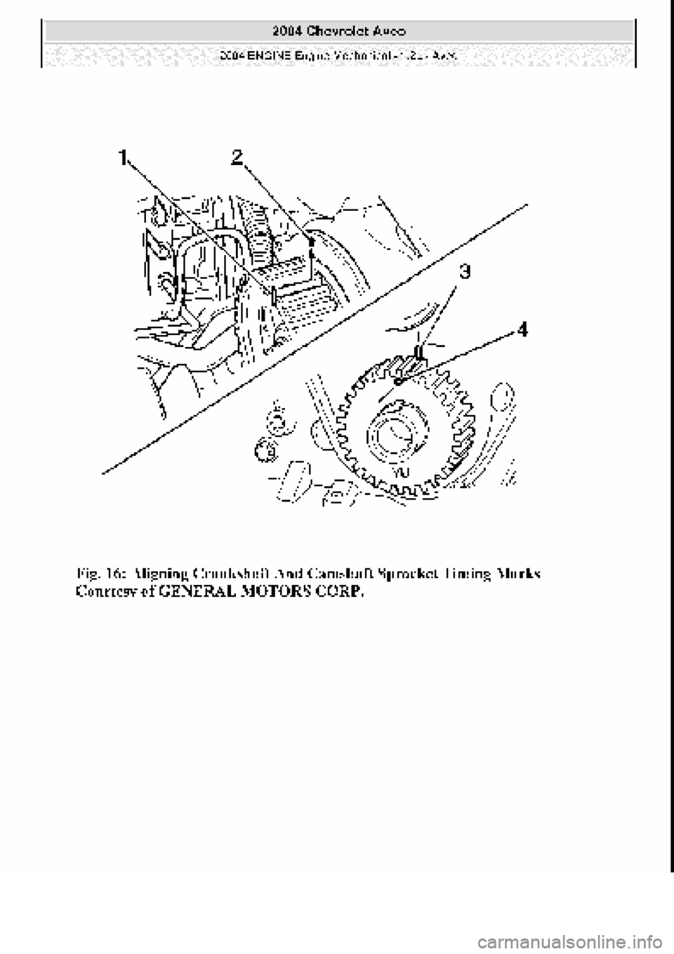 CHEVROLET AVEO 2002  Service Owners Guide 