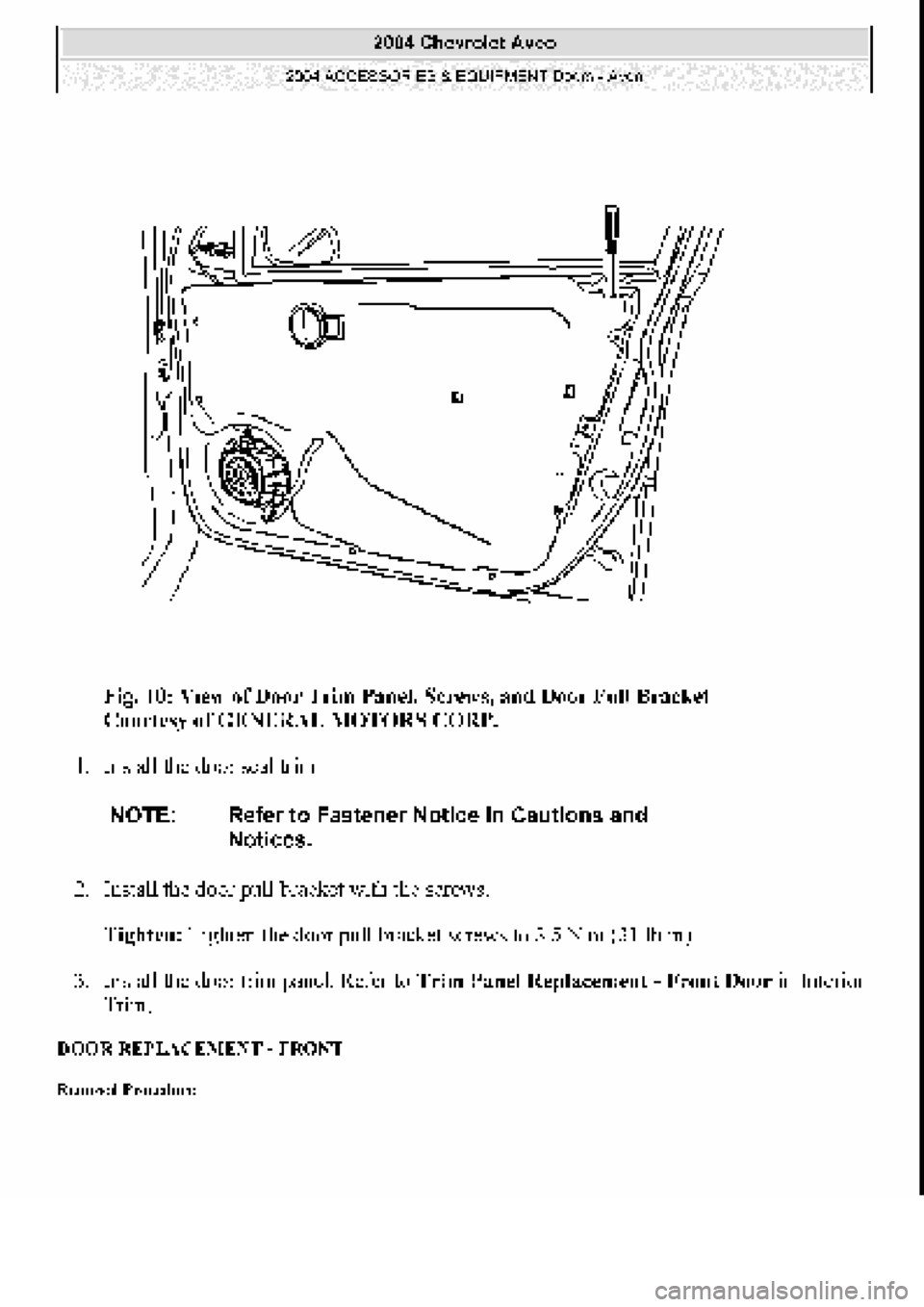 CHEVROLET AVEO 2002 Service Repair Manual CHEVROLET AVEO 2002 Service Repair Manual