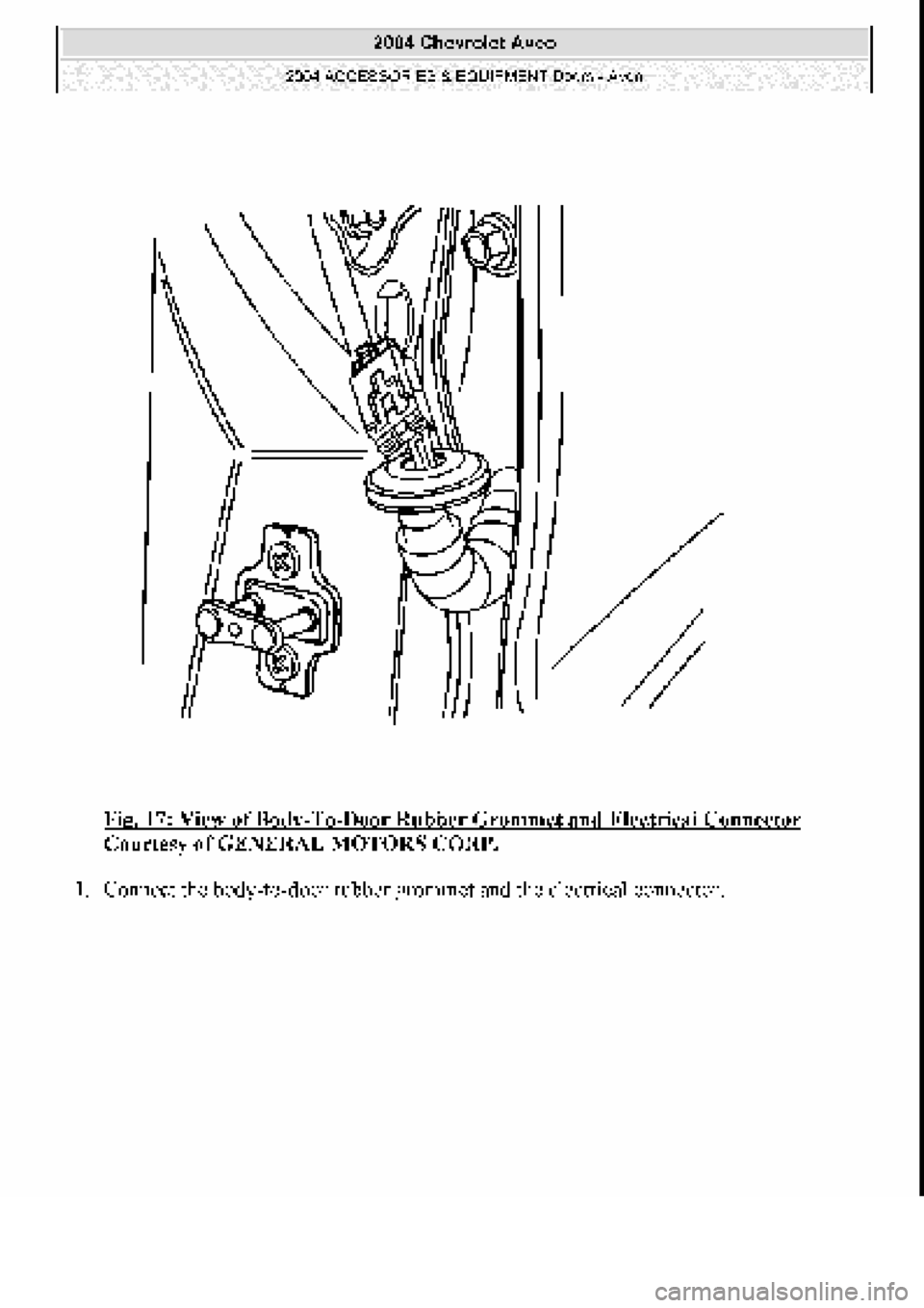 CHEVROLET AVEO 2002  Service Repair Manual 