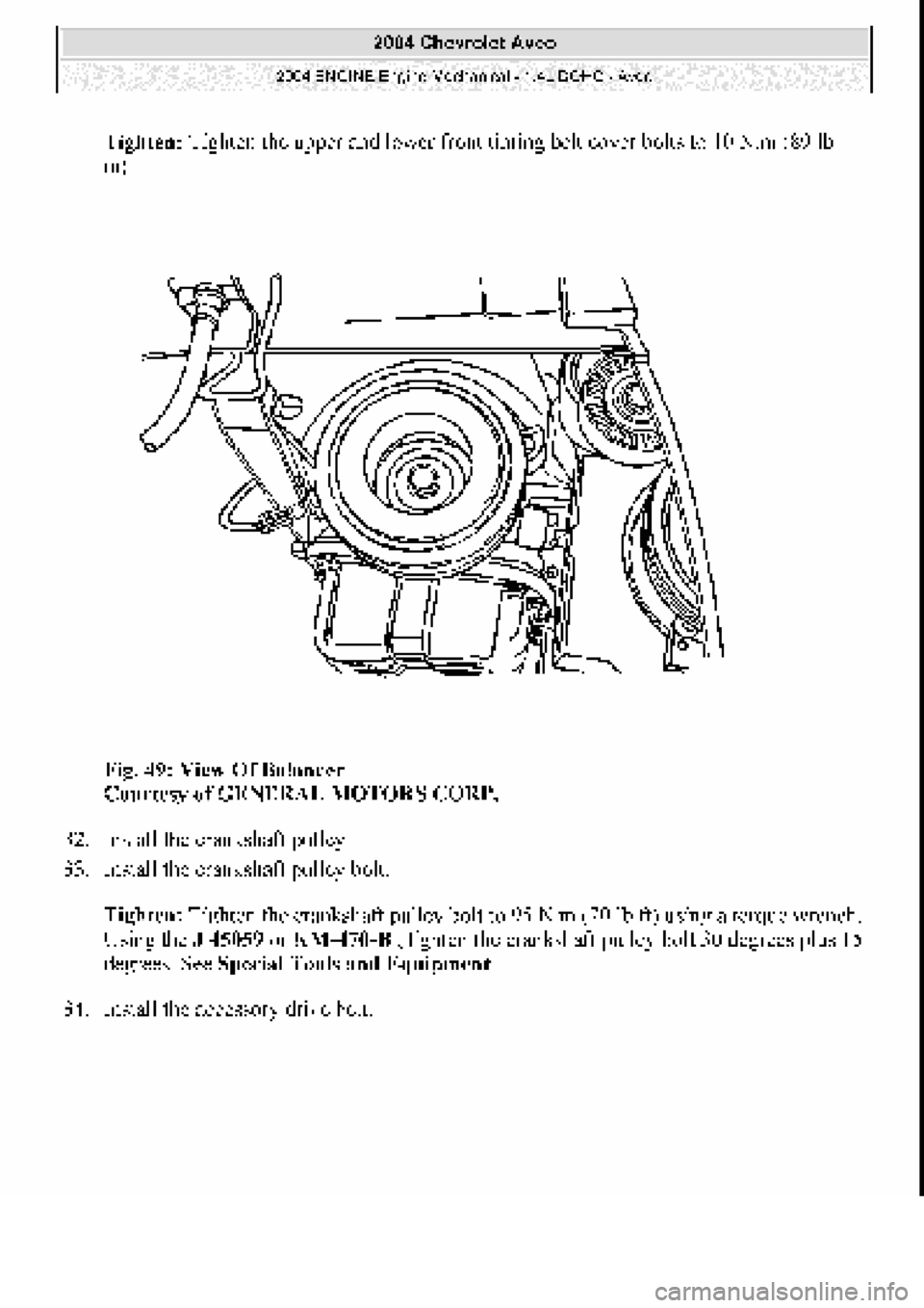 CHEVROLET AVEO 2002 Service Repair Manual CHEVROLET AVEO 2002 Service Repair Manual