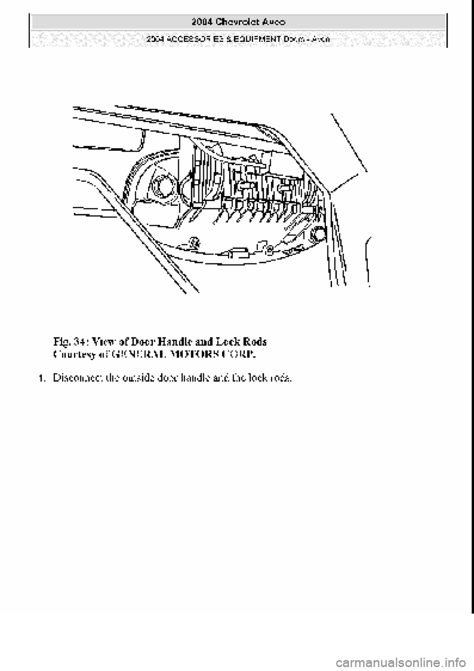 CHEVROLET AVEO 2002  Service Repair Manual 