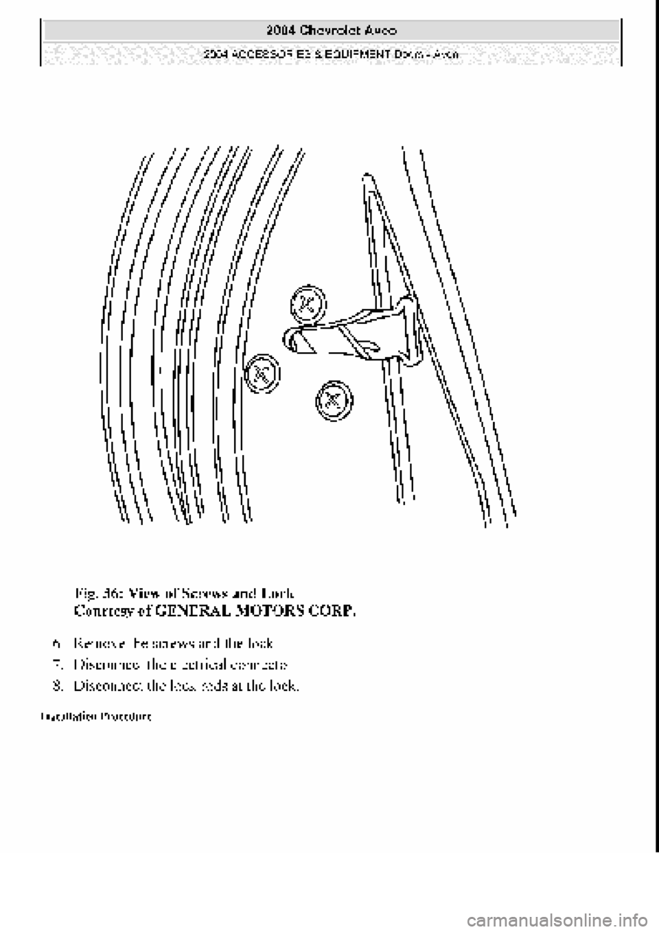 CHEVROLET AVEO 2002  Service Repair Manual 