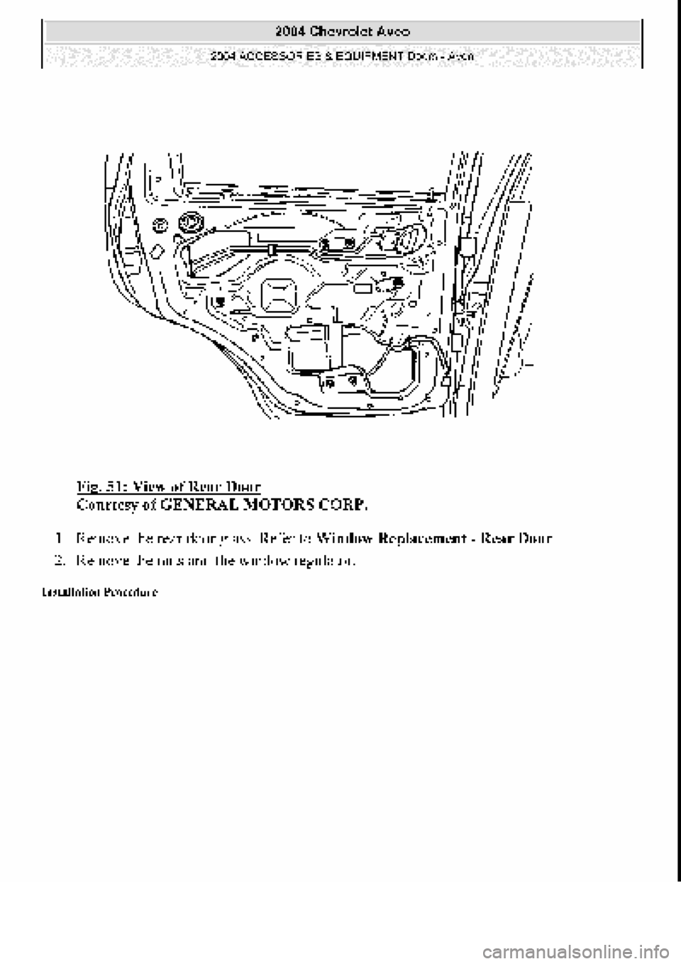 CHEVROLET AVEO 2002 Service Repair Manual CHEVROLET AVEO 2002 Service Repair Manual